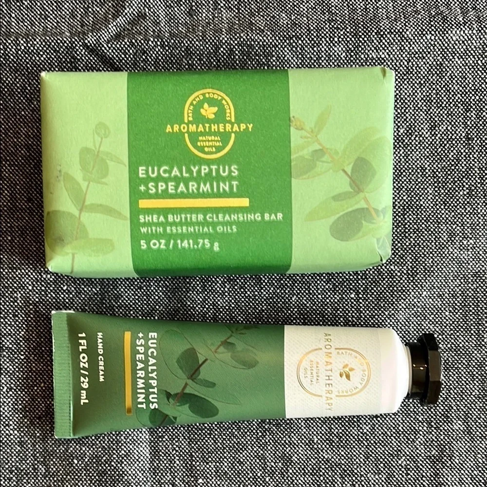 Bath and Body Works Eucalyptus Spearmint Shea Butter Cleansing Bar Set